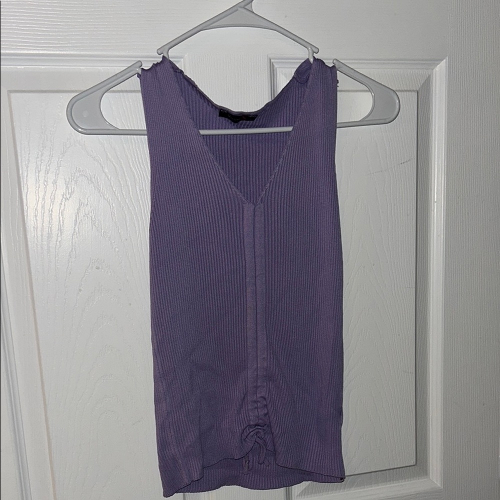 Purple Sleeveless Tank Top